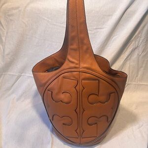 Tory Burch All T Pebbled
Leather Hobo Bag